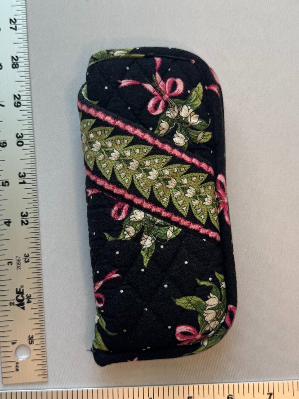 Vintage Vera Bradley New Hope Barrel Bag & Sunglasses Case Set - Picture 8 of 9